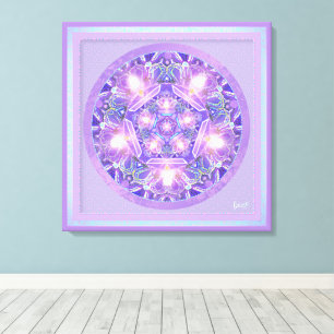 Purple W1 Canvas Print