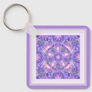 Purple W1 Keychain