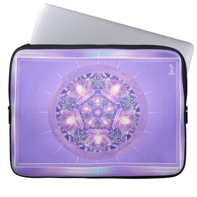 Purple W1 Laptop Sleeve (Front)