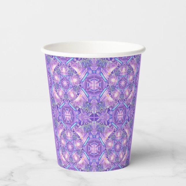 Purple W1 Paper Cups (Back)
