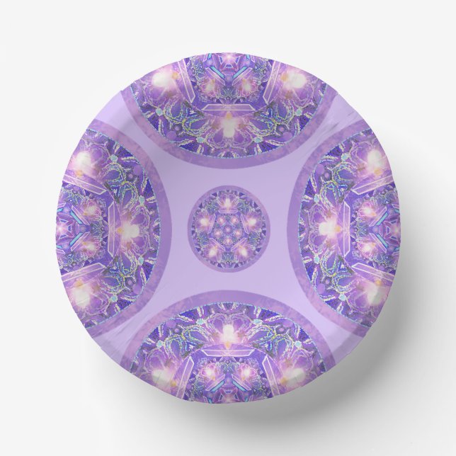 Purple W1 Paper Plate (Front)