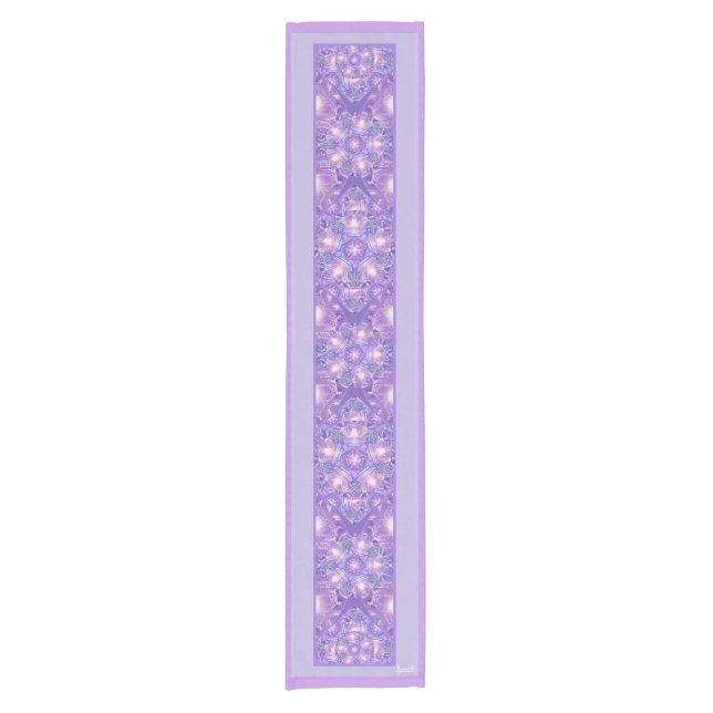 Purple W1 Short Table Runner (Front)
