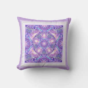 Purple W1 Throw Pillow