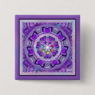 Purple W2 2 Inch Square Button