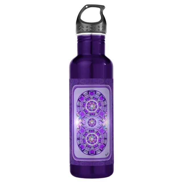 Purple W2 710 Ml Water Bottle (Front)