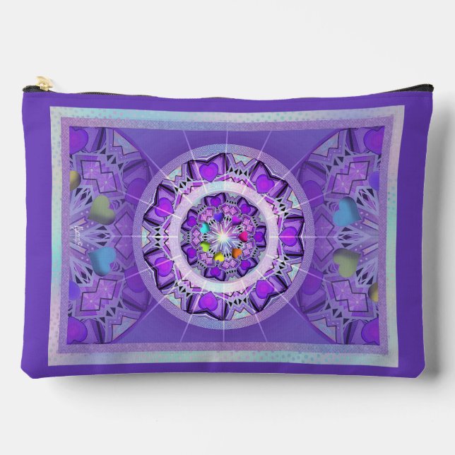 Purple W2 Accessory Pouch (Front)