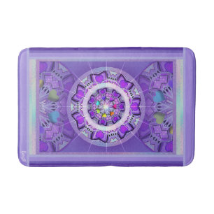 Purple W2 Bath Mat
