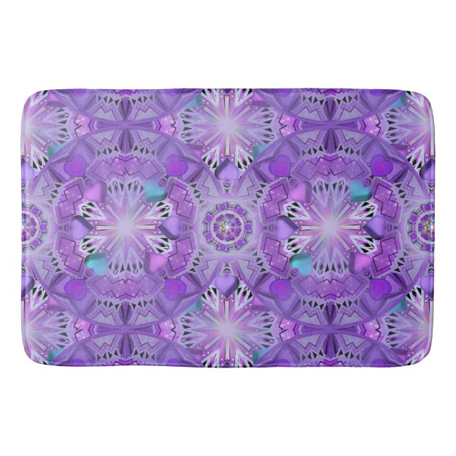 Purple W2 Bath Mat (Front)