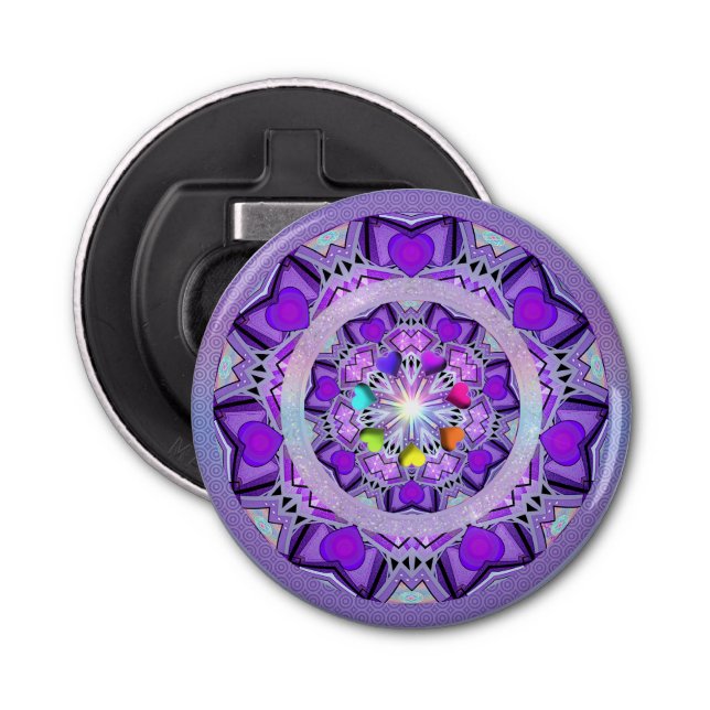 Purple W2 Bottle Opener (Front)
