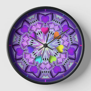 Purple W2 Clock