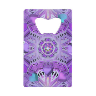 Purple W2 Credit Card Bottle Opener