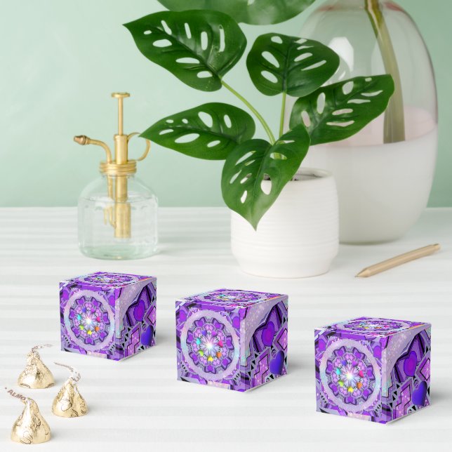 Purple W2 Favor Box (Multiple)