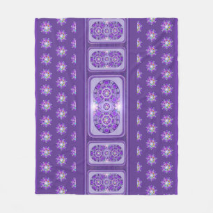 Purple W2 Fleece Blanket