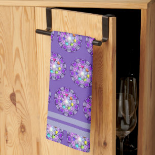 Purple W2 Kitchen Towel