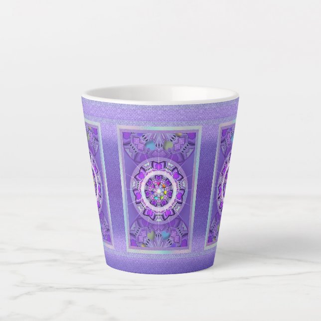 Purple W2 Latte Mug (Front)