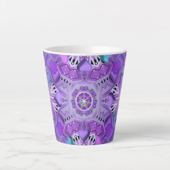 Purple W2 Latte Mug (Front)