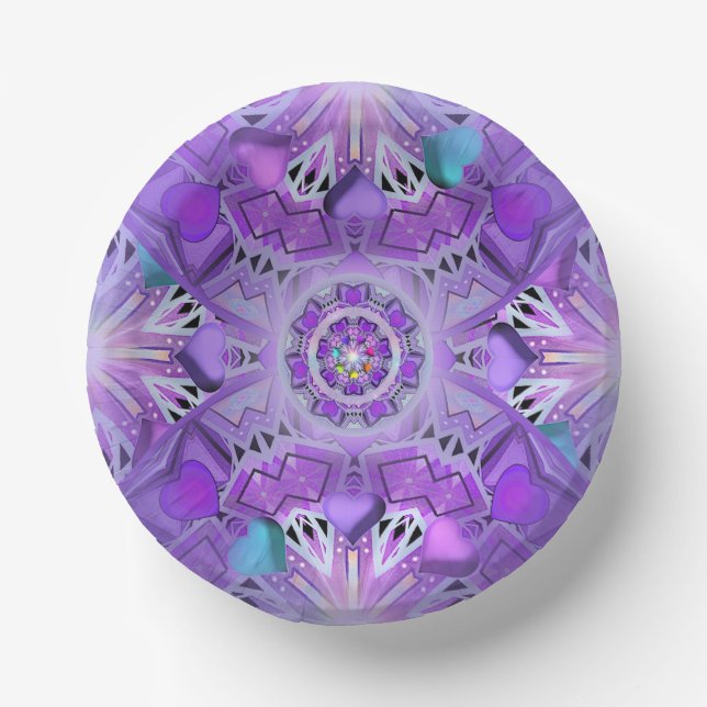 Purple W2 Paper Plate (Front)