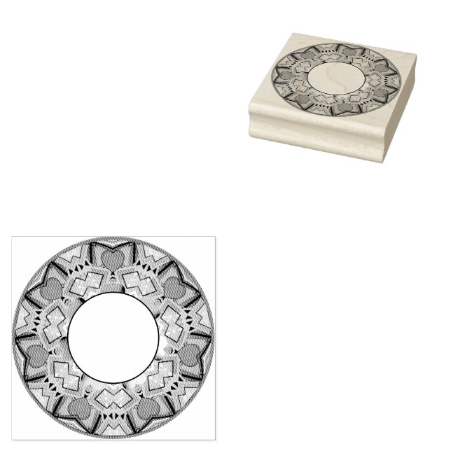 Purple W2 Rubber Stamp (Stamped)