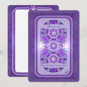 Purple W2 Thank You Card