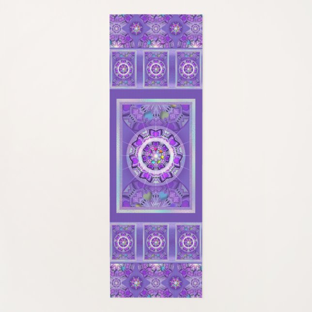 Purple W2 Yoga Mat (Front)