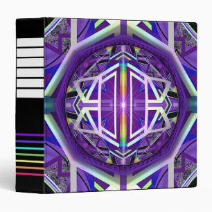 Purple W3 3 Ring Binder