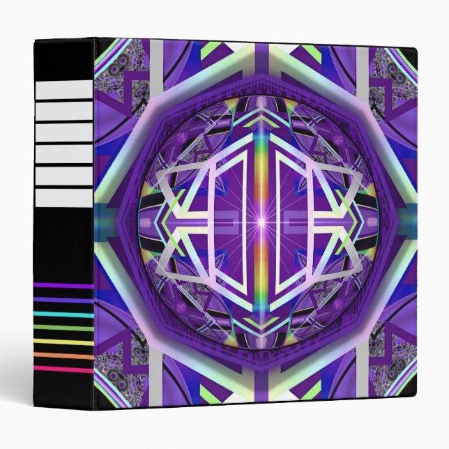 Purple W3 3 Ring Binder (Front/Spine)