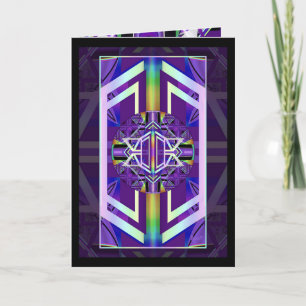 Purple W3 blank card