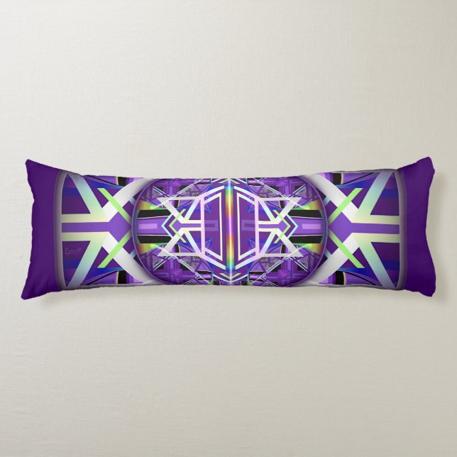 Purple W3 Body Pillow (Front)