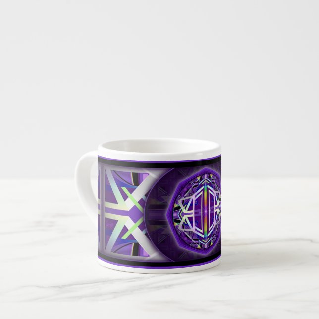 Purple W3 Espresso Cup (Front Left)