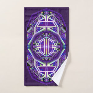 Purple W3 Hand Towel