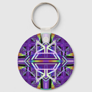 Purple W3 Keychain