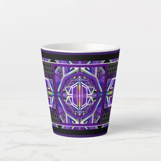 Purple W3 Latte Mug (Front)