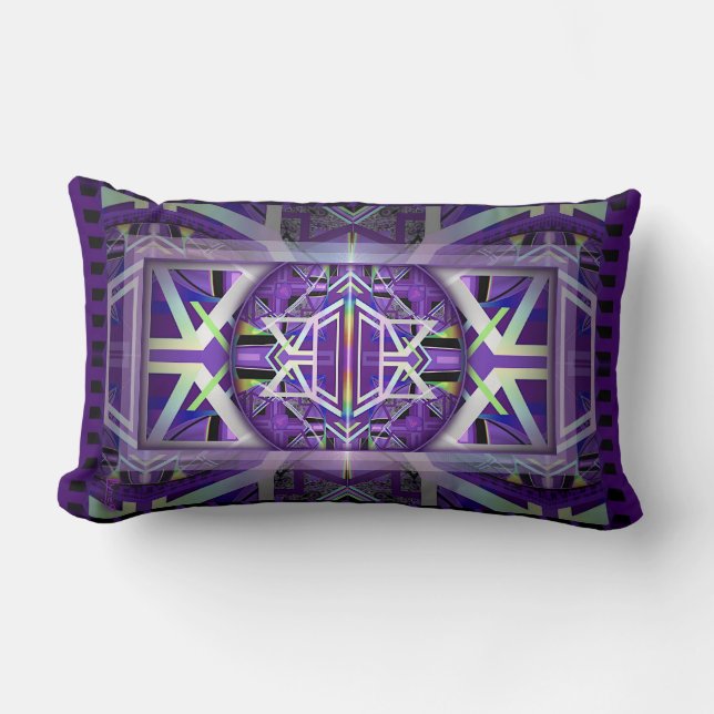 Purple W3 Lumbar Pillow (Front)