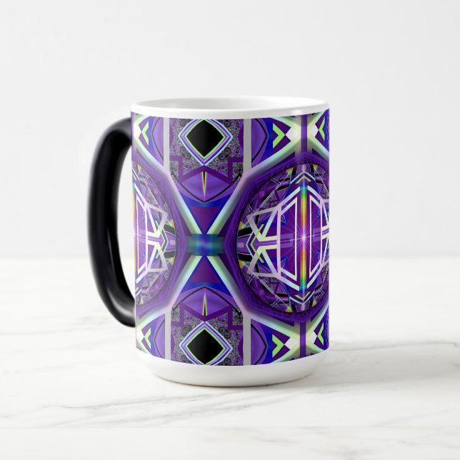 Purple W3 Magic Mug (Front Left)