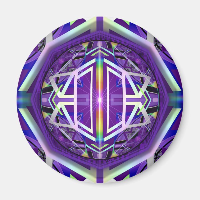 Purple W3 Magnet (Front)