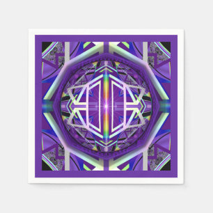 Purple W3 Napkin