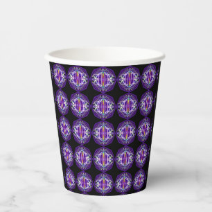 Purple W3 Paper Cups