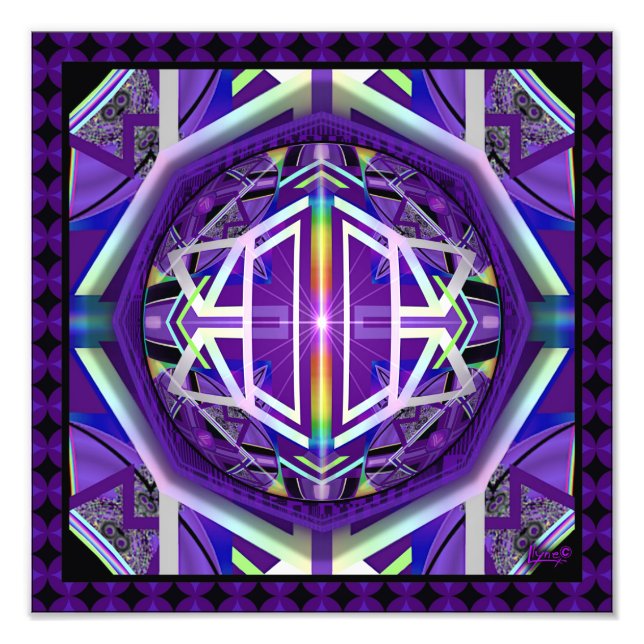 Purple W3 Photo Print (Front)