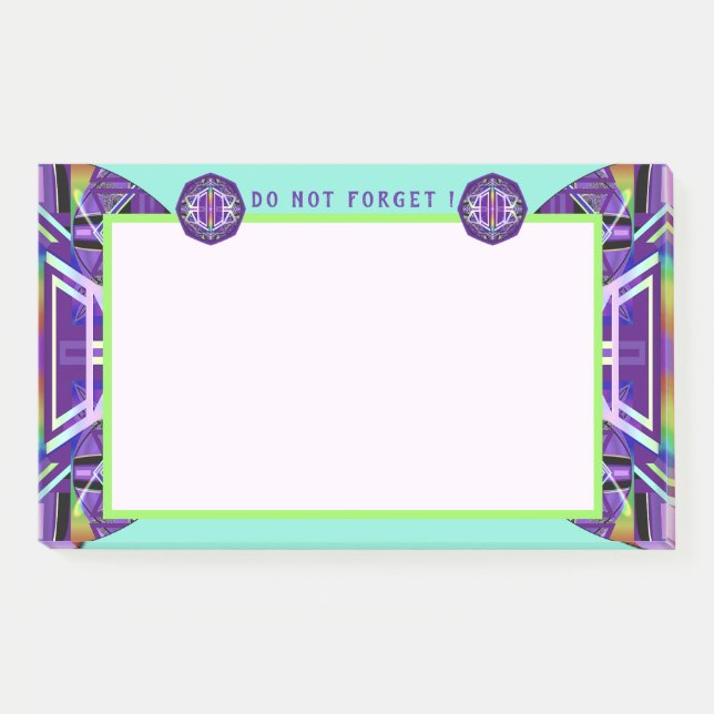 Purple W3 Post-it Notes (Front)