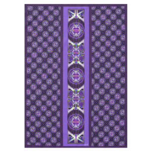 purple W3 Tablecloth