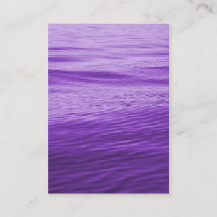 Purple Water Business Card
