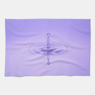 Purple Water Drop Reflection Limitless Ocean Love Kitchen Towel