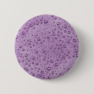 Purple water droplets 2 inch round button