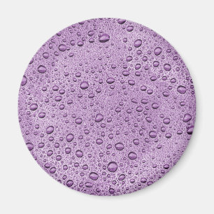 Purple water droplets magnet
