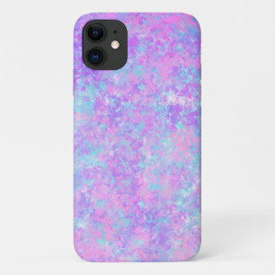 Purple watercolor abstract iPhone 11 case