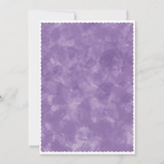 Purple Watercolor Baby Shower Background Invitation