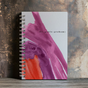 Purple Watercolor Personalized Journal