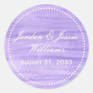 Purple Watercolor Sticker