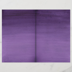 Purple Watercolour Wash Scrapbook Paper