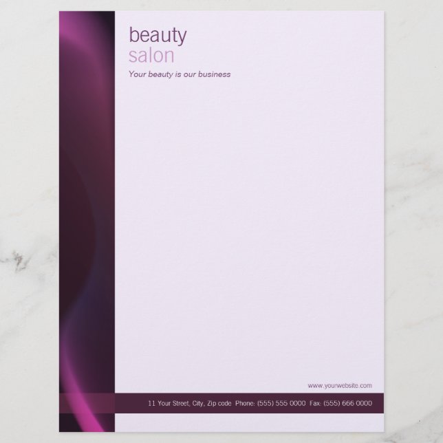 Purple Wave letterhead (Front)